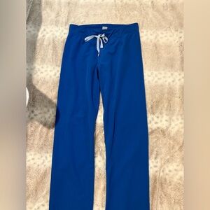 FIGS - Livingston Technical Collection Scrub Pants, Royal Blue non high waisted